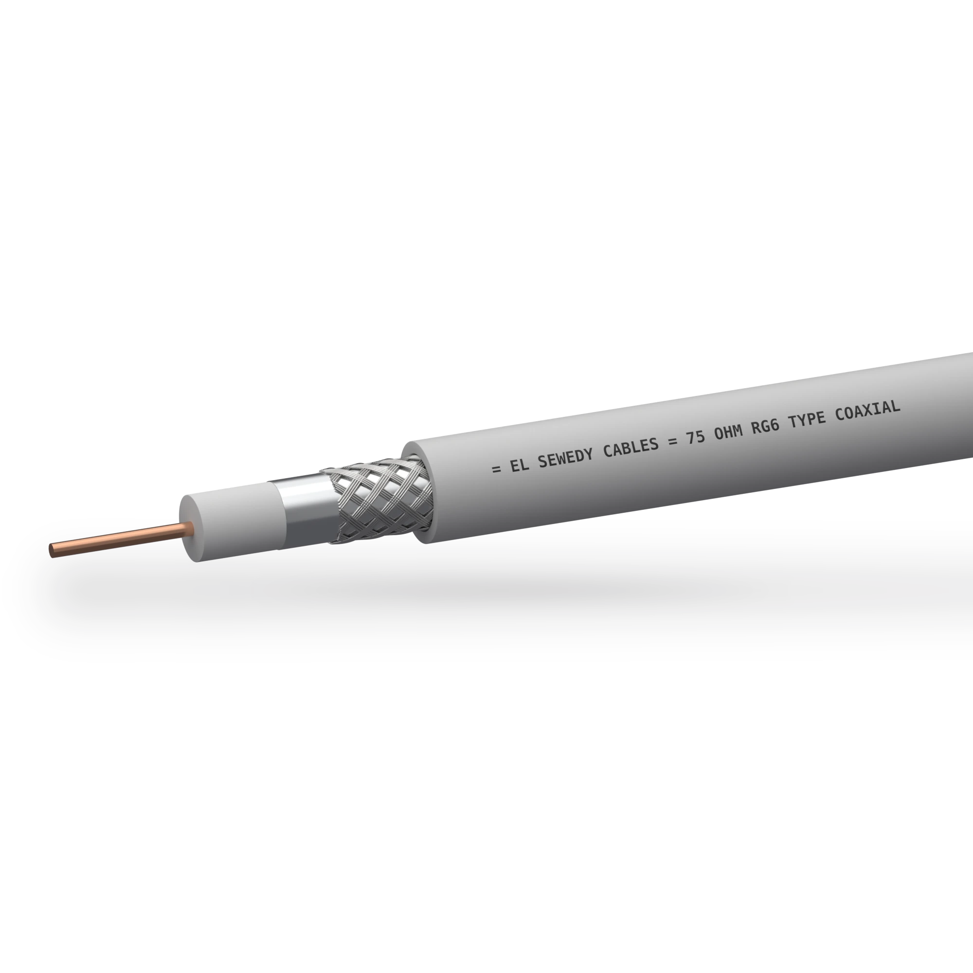 75Ω RG6 Type Coaxial Cable
